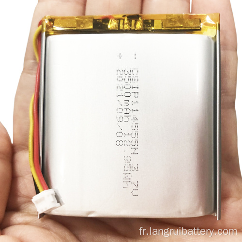Custom 114555 3500mAh Batterie en polymère au lithium 3,7 V